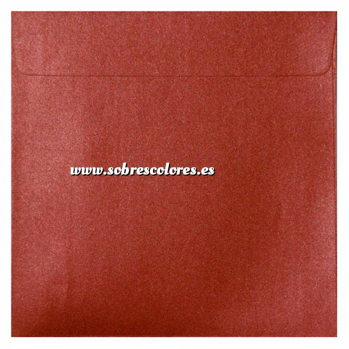 Imagen Sobres cuadrados Sobre Perlado Rojo Cuadrado (Rojo Cardenal) 