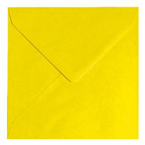 Sobres cuadrados - Sobre Amarillo Oscuro Cuadrado 