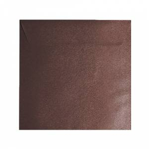Sobres cuadrados - Sobre textura marrón Cuadrado 